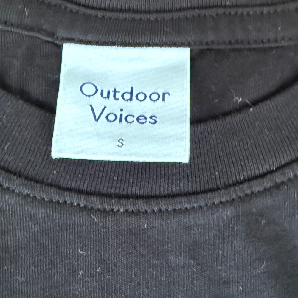Outdoor Voices Black Long Sleeve Tee - Picture 3 of 4